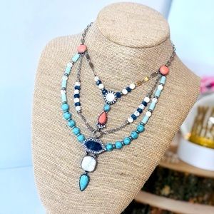 Chloe + Isabel Turkish delight multi row necklace